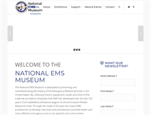 Tablet Screenshot of emsmuseum.org